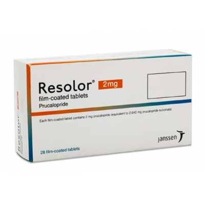 RESOLOR 2 MG ( PRUCALOPRIDE ) 28 FILM-COATED TABLETS